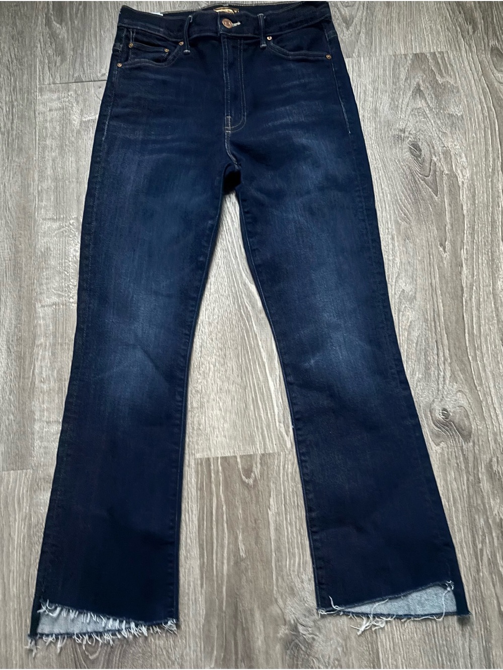MOTHER Women’s The Insider Crop Step Fray “off limits Jeans size 27